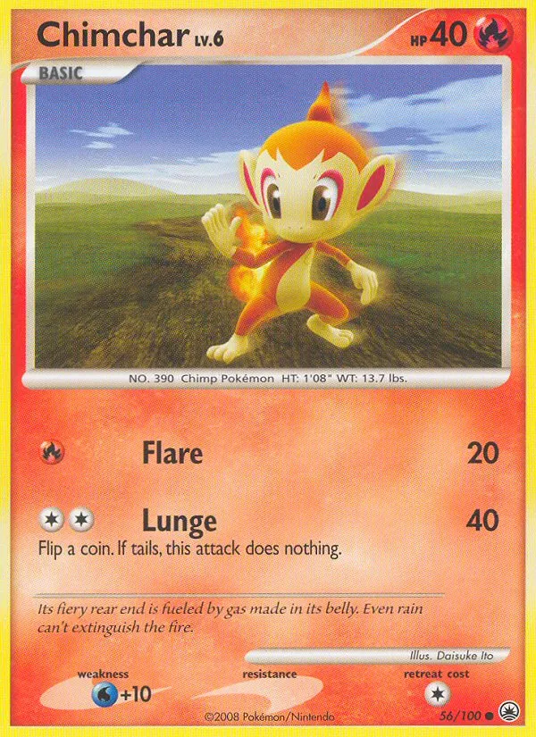 Chimchar — Majestic Dawn — Pokemon