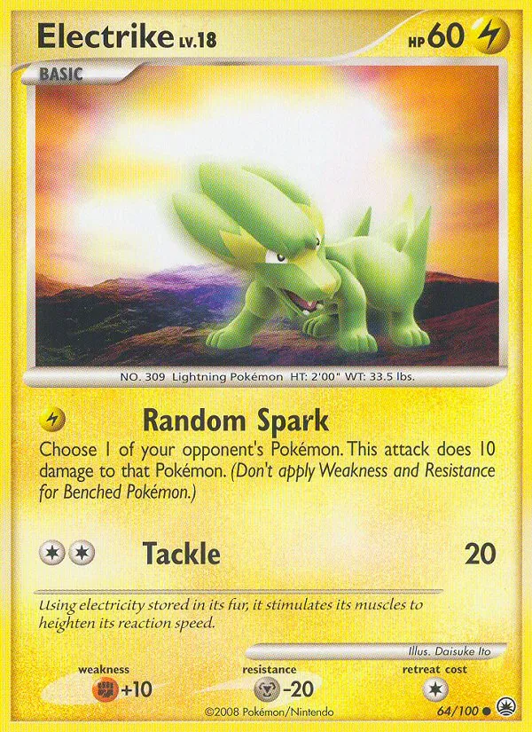 Dynavolt Lv.18 — Majestic Dawn — Pokémon