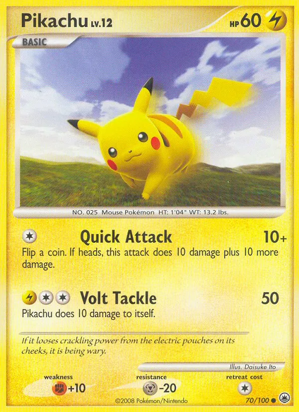 Pikachu Lv.12 — Majestic Dawn — Pokémon