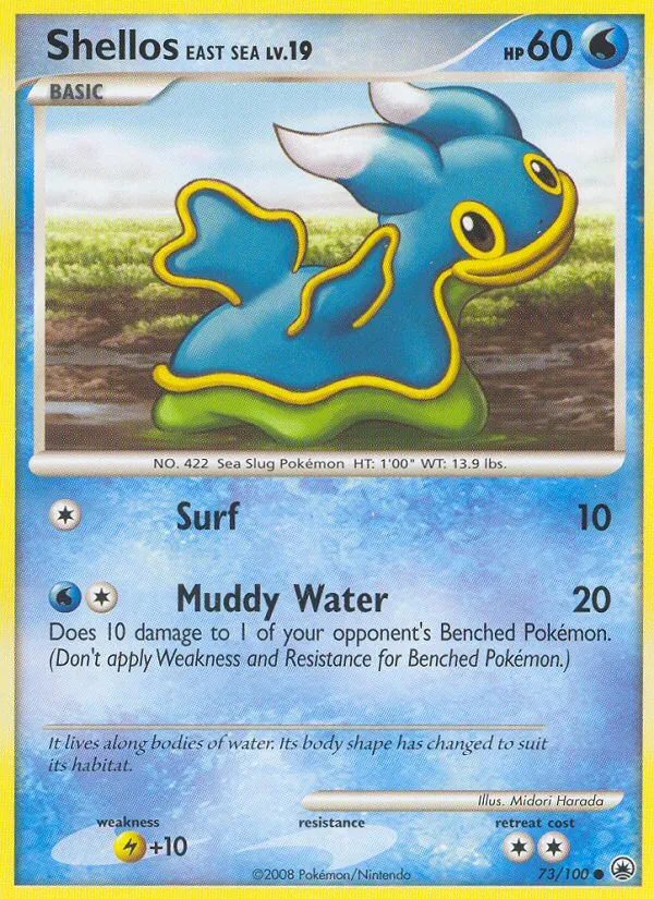 Shellos East Sea — Majestic Dawn — Pokemon