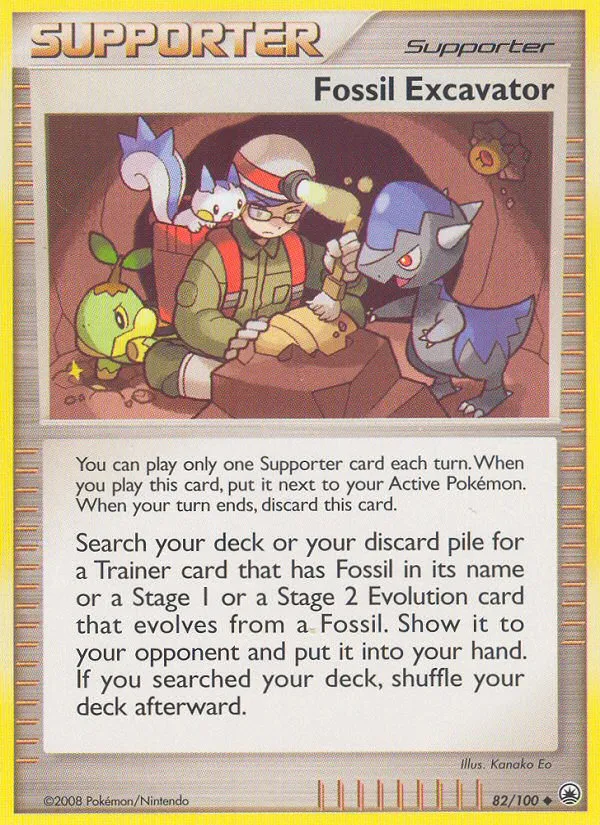 Fossil Excavator — Majestic Dawn — Pokemon