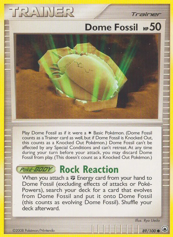 Dome Fossil — Majestic Dawn — Pokemon