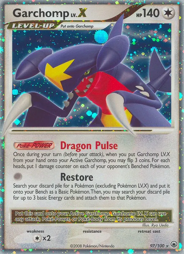 Garchomp LV.X — Majestic Dawn — Pokemon