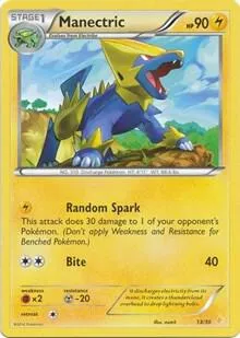 Manectric — XY Trainer Kit: Pikachu Libre & Suicune — Pokémon