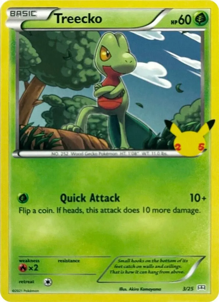 Treecko — McDonald's 25th Anniversary Promos — Pokémon