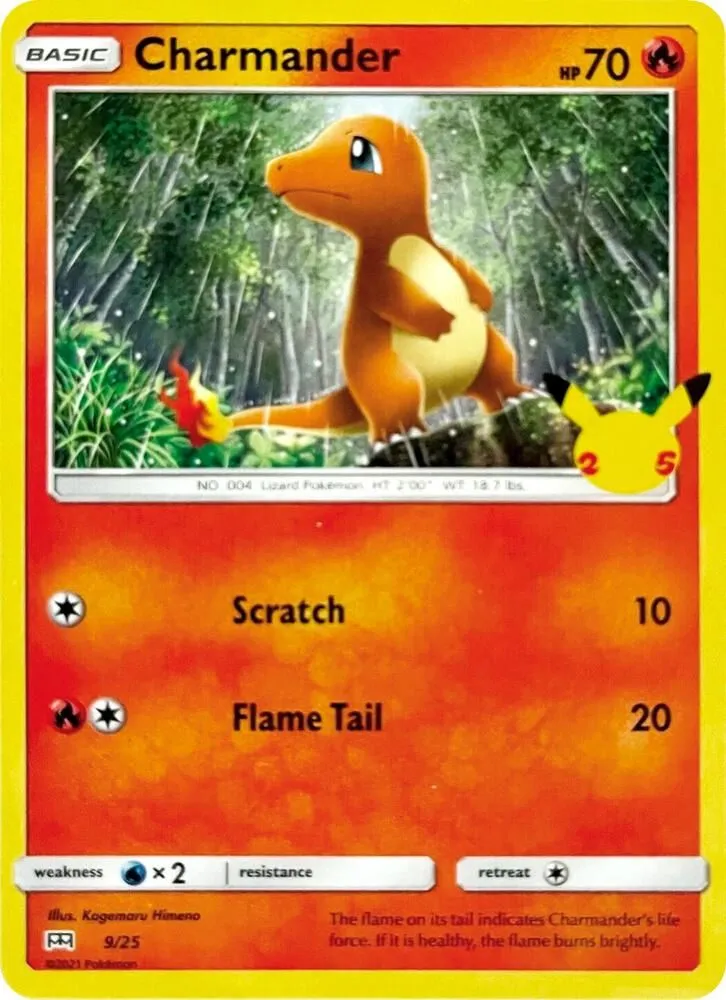 Charmander — McDonald's 25th Anniversary Promos — Pokémon