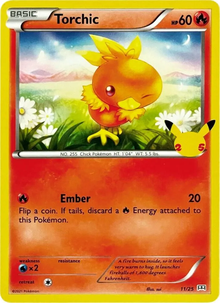 Torchic — McDonald's 25th Anniversary Promos — Pokémon