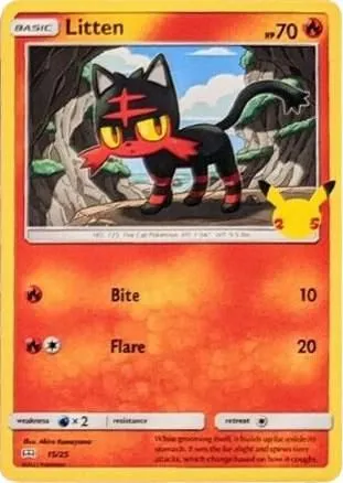 Litten — McDonald's 25th Anniversary Promos — Pokémon