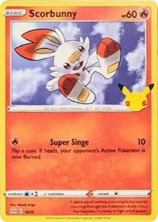 Scorbunny — McDonald's 25th Anniversary Promos — Pokemon