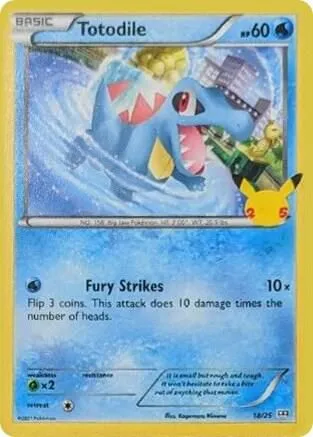 Totodile — McDonald's 25th Anniversary Promos — Pokemon