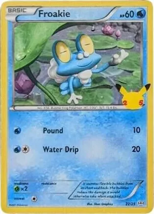 Froakie — McDonald's 25th Anniversary Promos — Pokémon