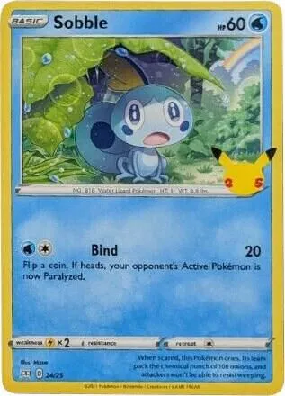 Sobble — McDonald's 25th Anniversary Promos — Pokémon