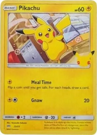Pikachu — McDonald's 25th Anniversary Promos — Pokémon