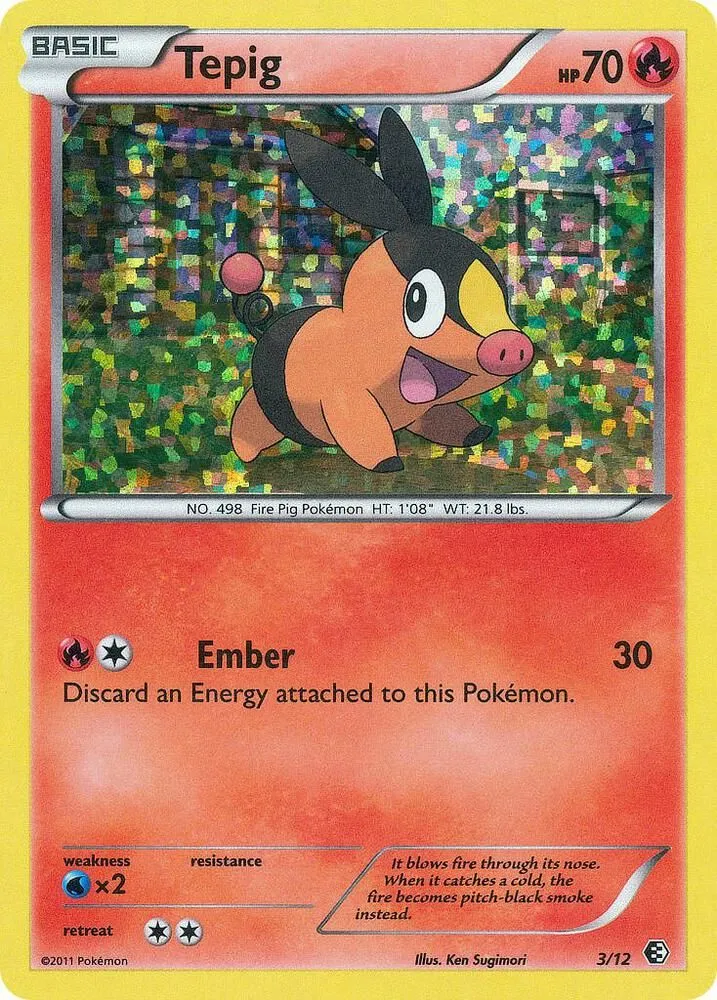 Tepig — McDonald's Promos 2011 — Pokemon
