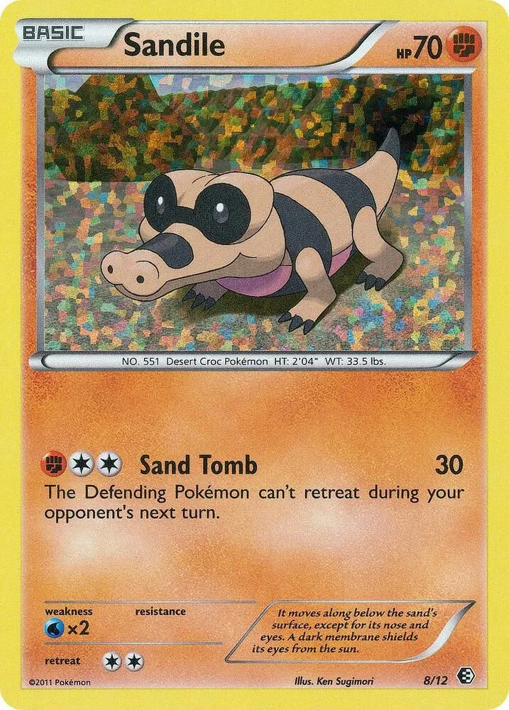 Sandile — McDonald's Promos 2011 — Pokémon