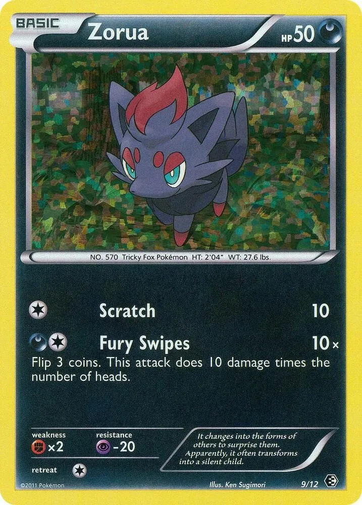 Zorua — McDonald's Promos 2011 — Pokémon