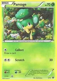 Pansage — McDonald's Promos 2012 — Pokemon