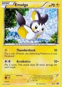 Emolga — McDonald's Promos 2012 — Pokemon