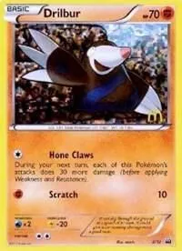 Drilbur — McDonald's Promos 2012 — Pokemon