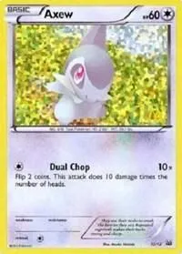 Axew — McDonald's Promos 2012 — Pokemon