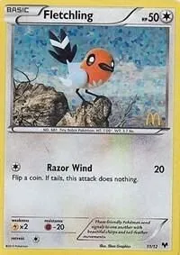 Fletchling — McDonald's Promos 2014 — Pokemon