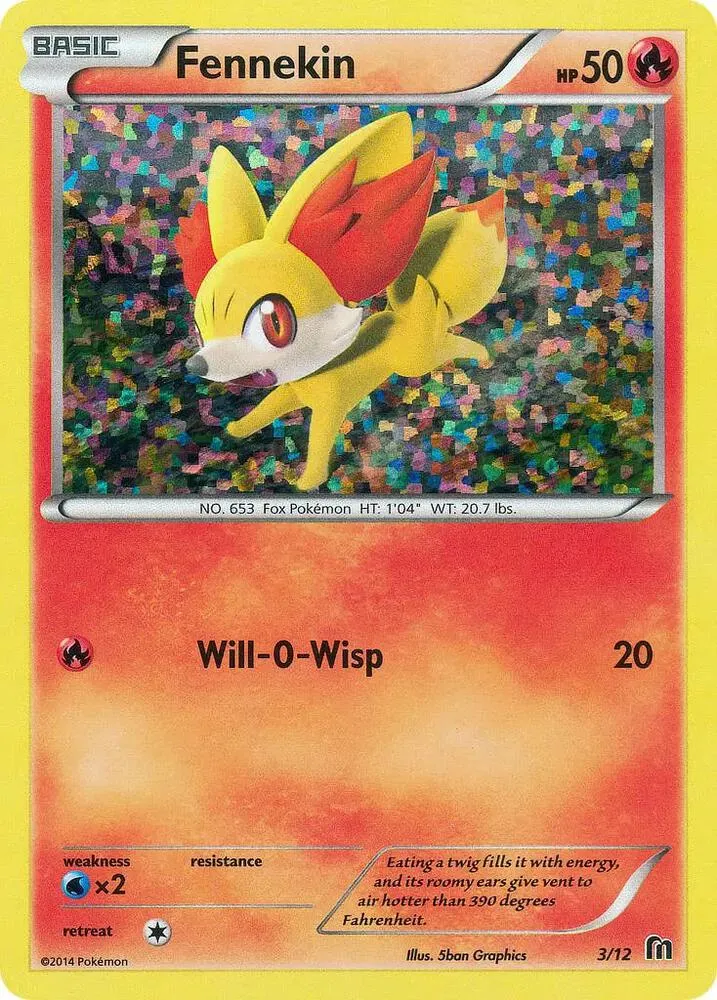Fennekin — McDonald's Promos 2016 — Pokemon