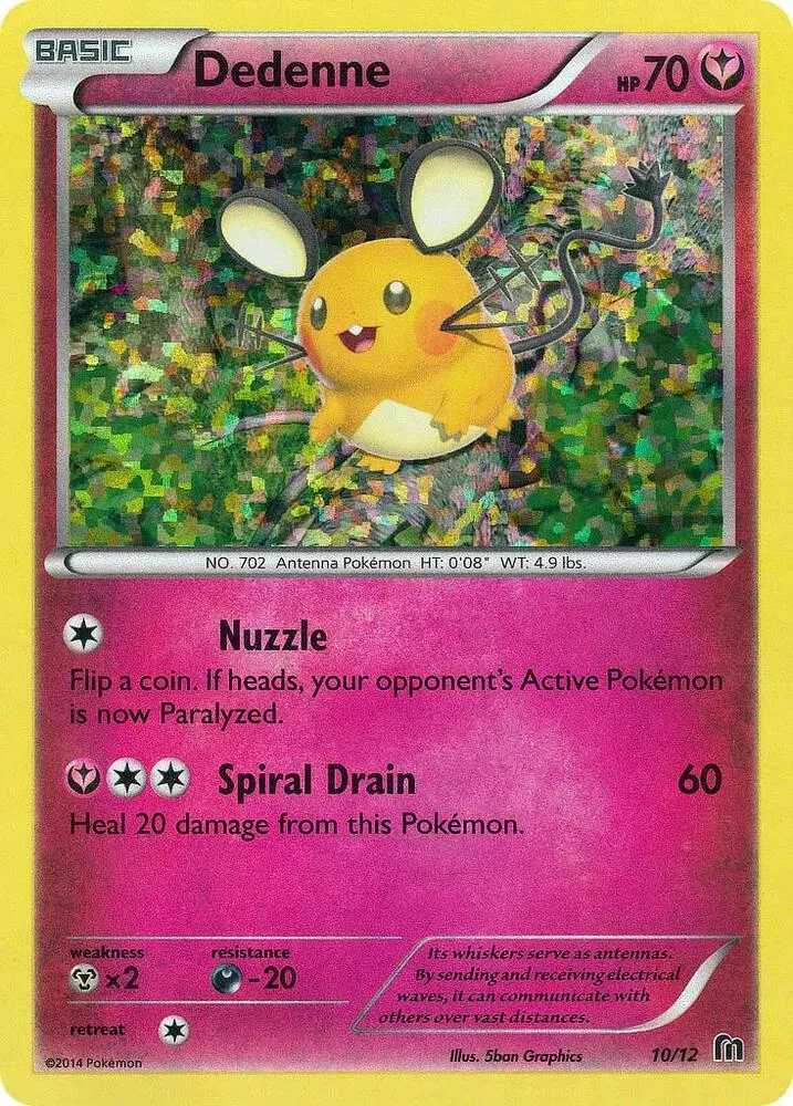 Dedenne — McDonald's Promos 2016 — Pokemon