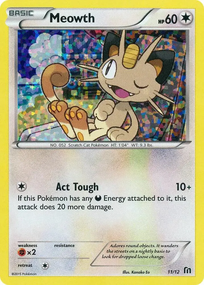 Meowth — McDonald's Promos 2016 — Pokemon