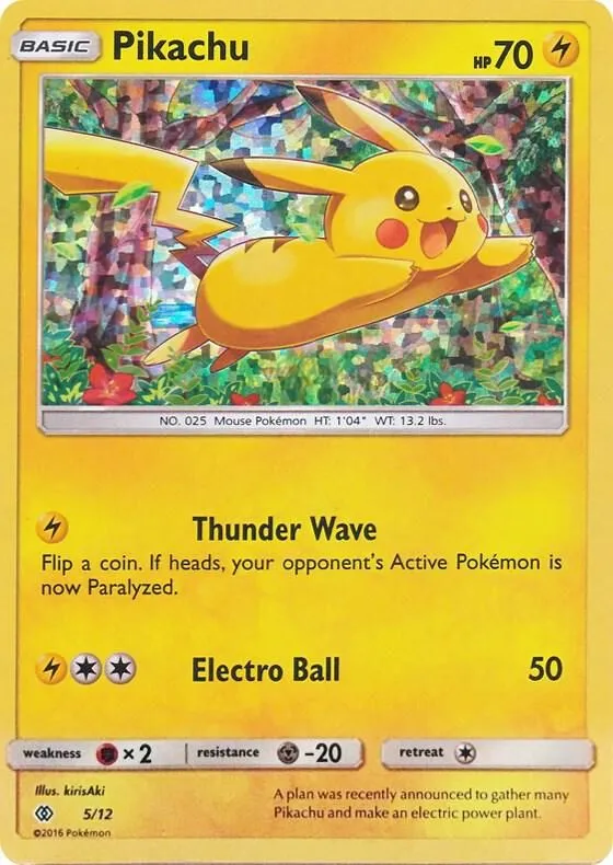 Pikachu — McDonald's Promos 2017 — Pokémon