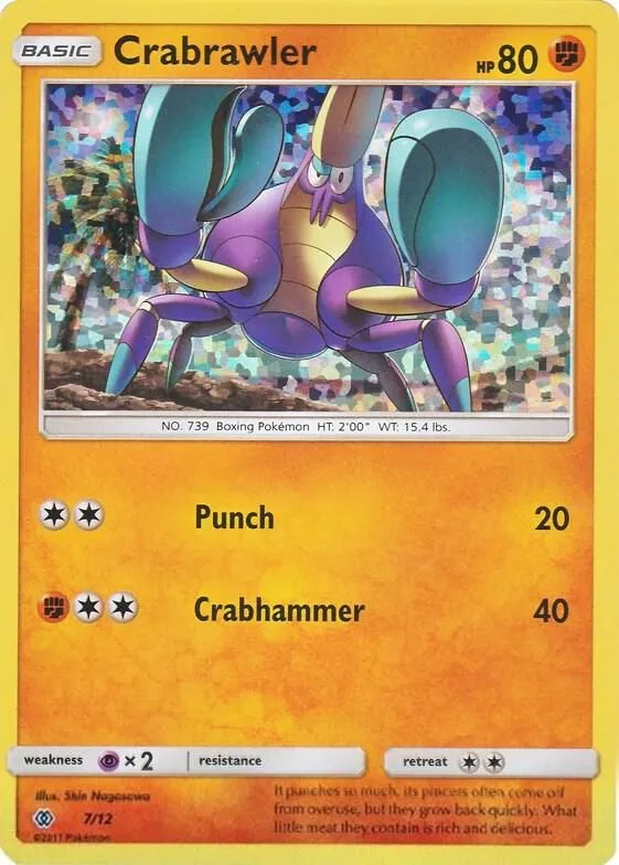 Crabrawler — McDonald's Promos 2017 — Pokemon