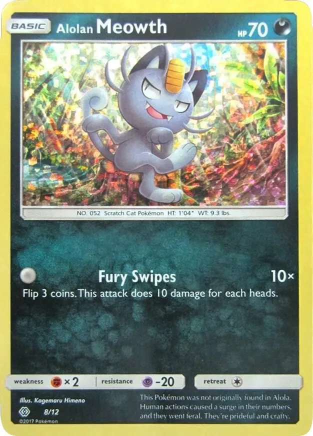 Alolan Meowth — McDonald's Promos 2017 — Pokemon