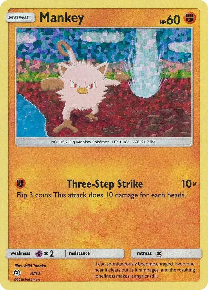 Mankey — McDonald's Promos 2019 — Pokemon