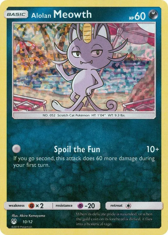 Alolan Meowth — McDonald's Promos 2019 — Pokemon