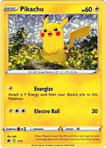 Pikachu — McDonald's Promos 2022 — Pokémon