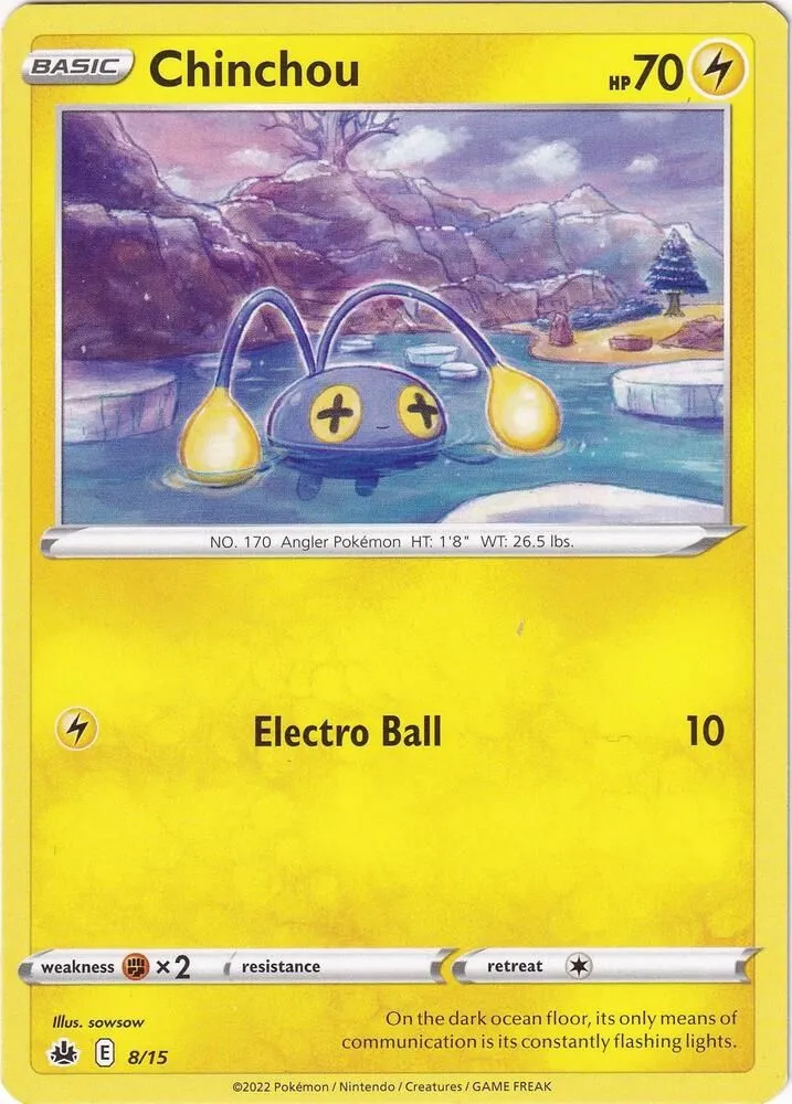 Chinchou — McDonald's Promos 2022 — Pokemon