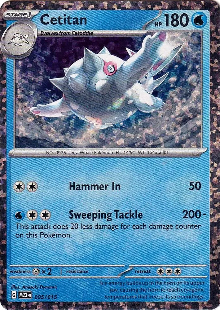 Cetitan — McDonald's Promos 2023 — Pokémon