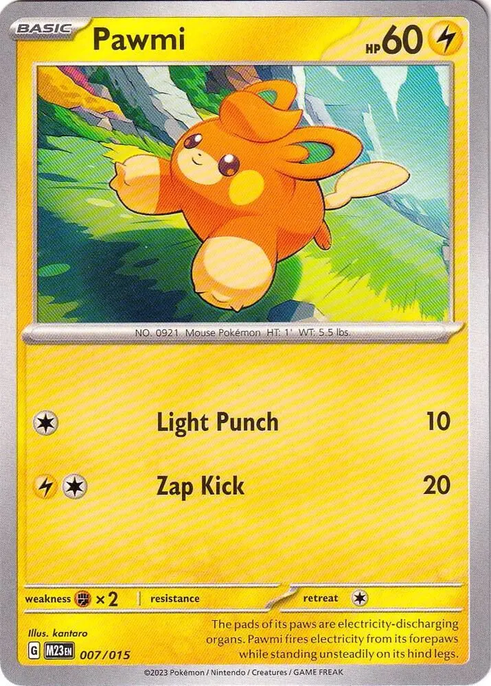 Pawmi — McDonald's Promos 2023 — Pokémon