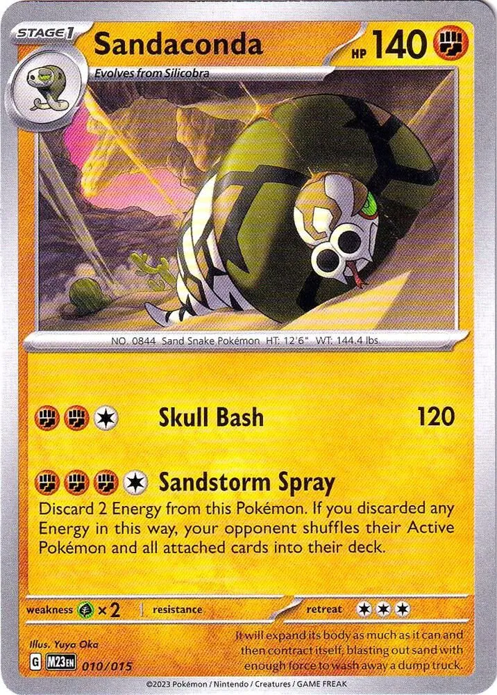 Dunaconda — McDonald's Promos 2023 — Pokémon