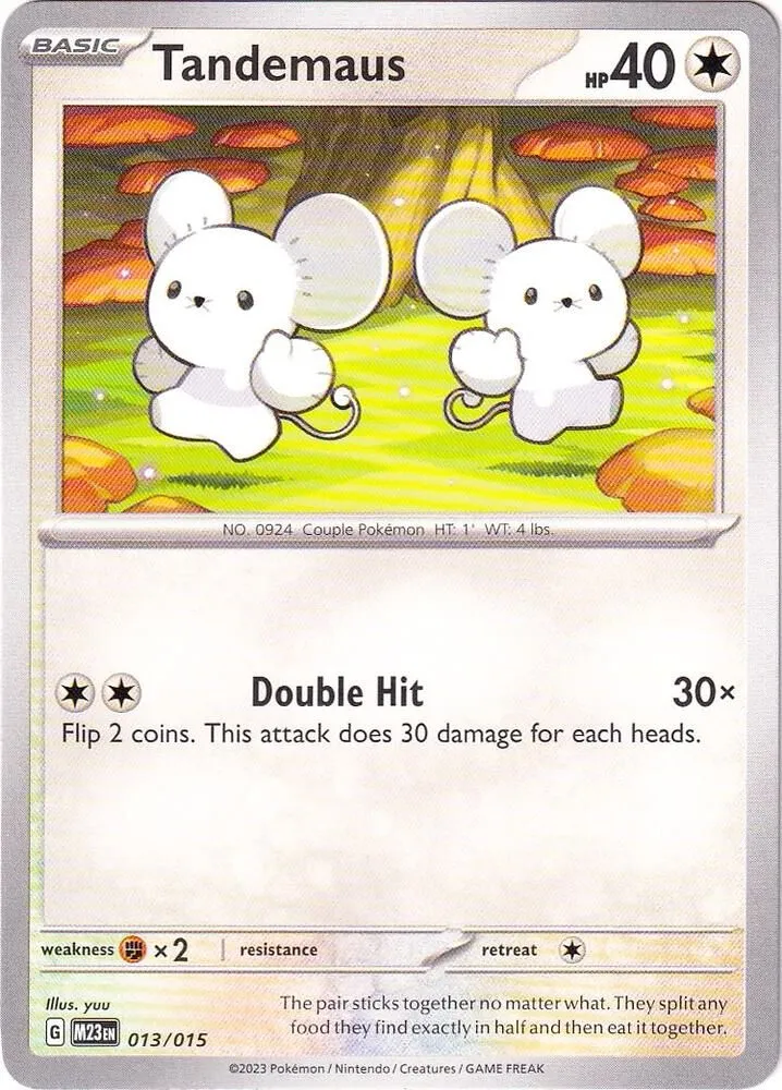 Tandemaus — McDonald's Promos 2023 — Pokémon