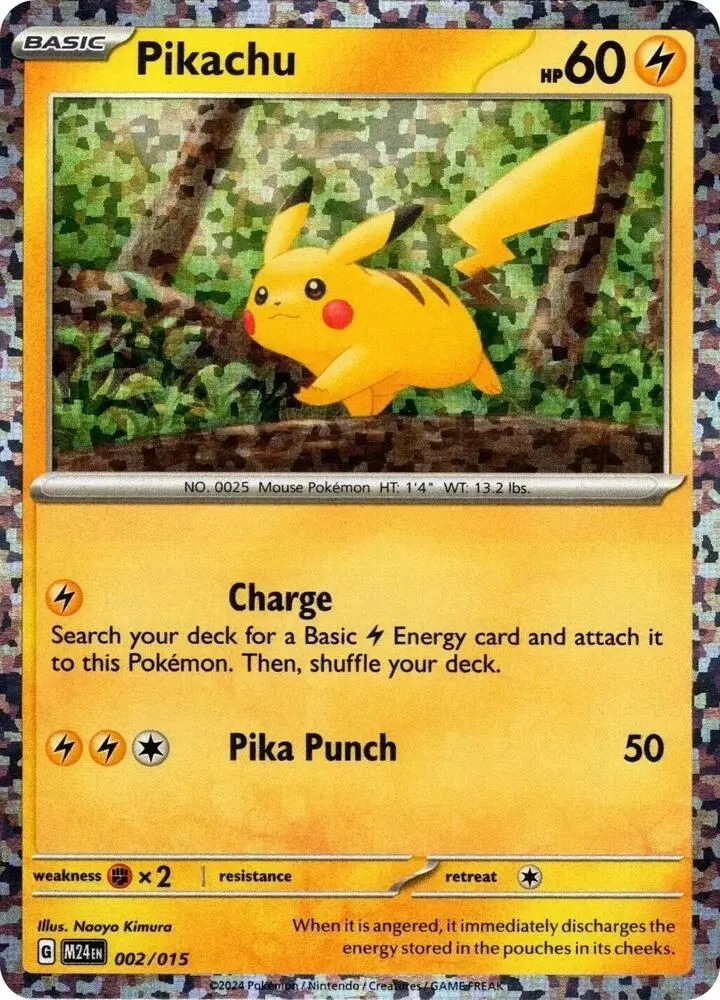 Pikachu — McDonald's Promos 2024 — Pokémon