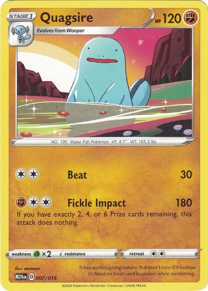 Quagsire — McDonald's Promos 2024 — Pokémon