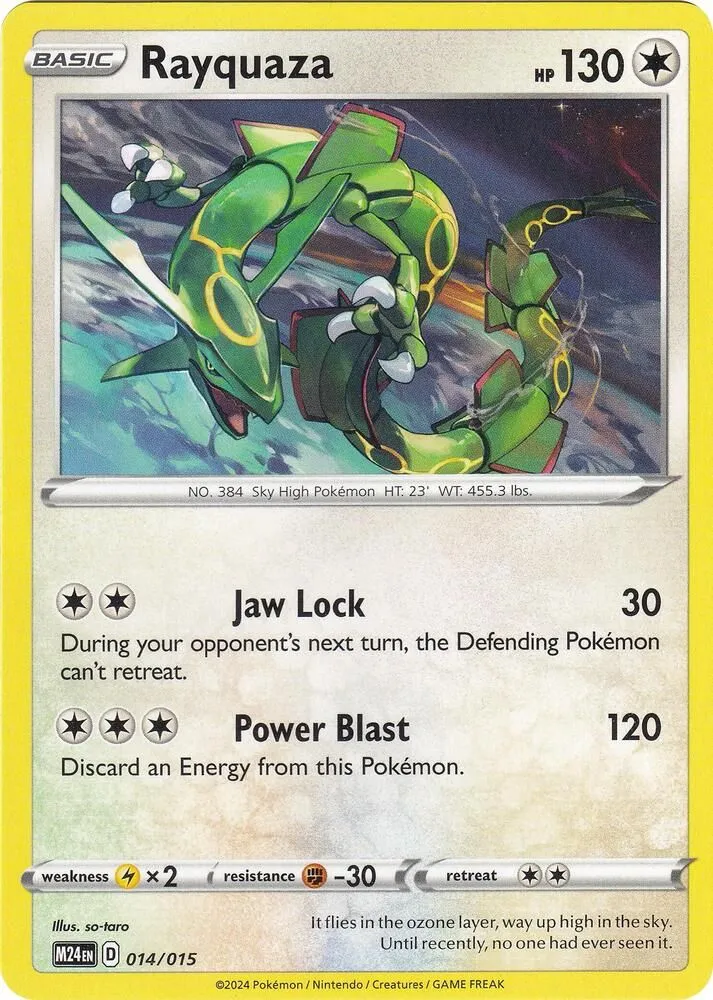 Rayquaza — McDonald's Promos 2024 — Pokémon