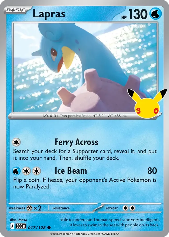 Lokhlass — ME: 30th Celebration — Pokémon