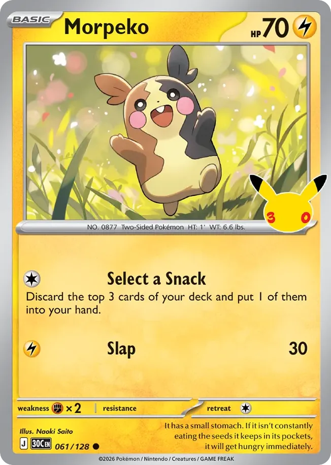 Morpeko — ME: 30th Celebration — Pokémon