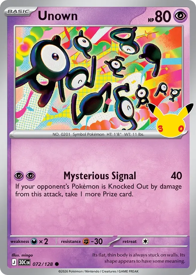 Zarbi — ME: 30th Celebration — Pokémon