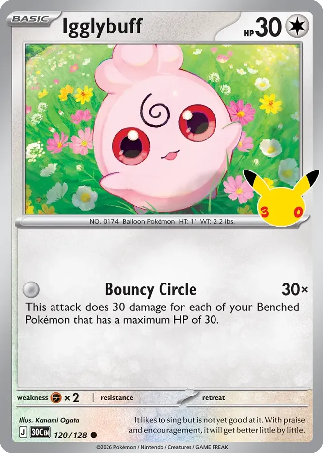 Igglybuff — ME: 30th Celebration — Pokémon