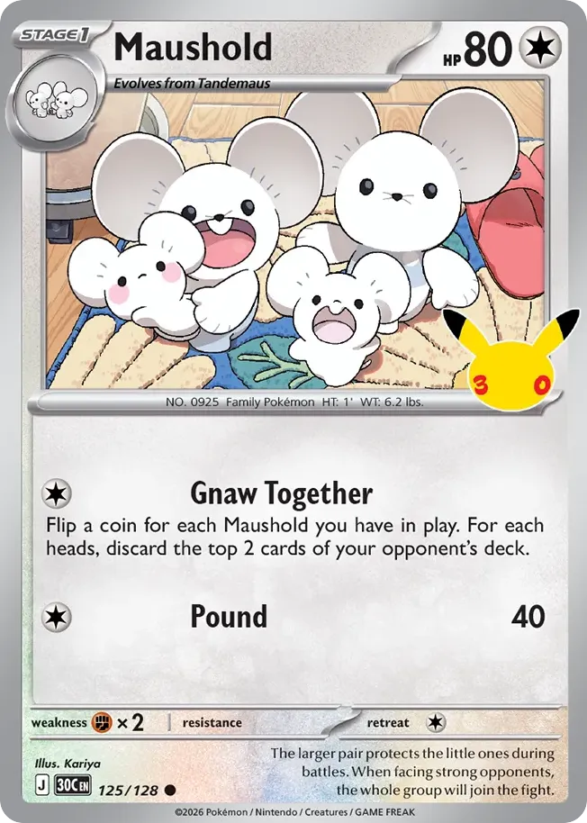 Maushold — ME: 30th Celebration — Pokémon