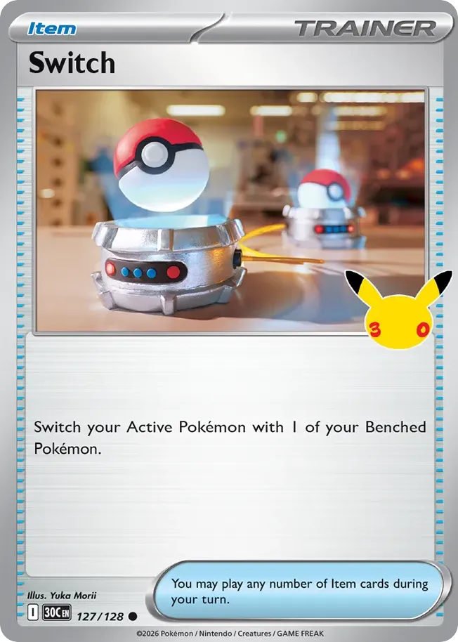 Switch — ME: 30th Celebration — Pokémon
