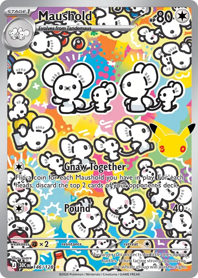Maushold — ME: 30th Celebration — Pokémon