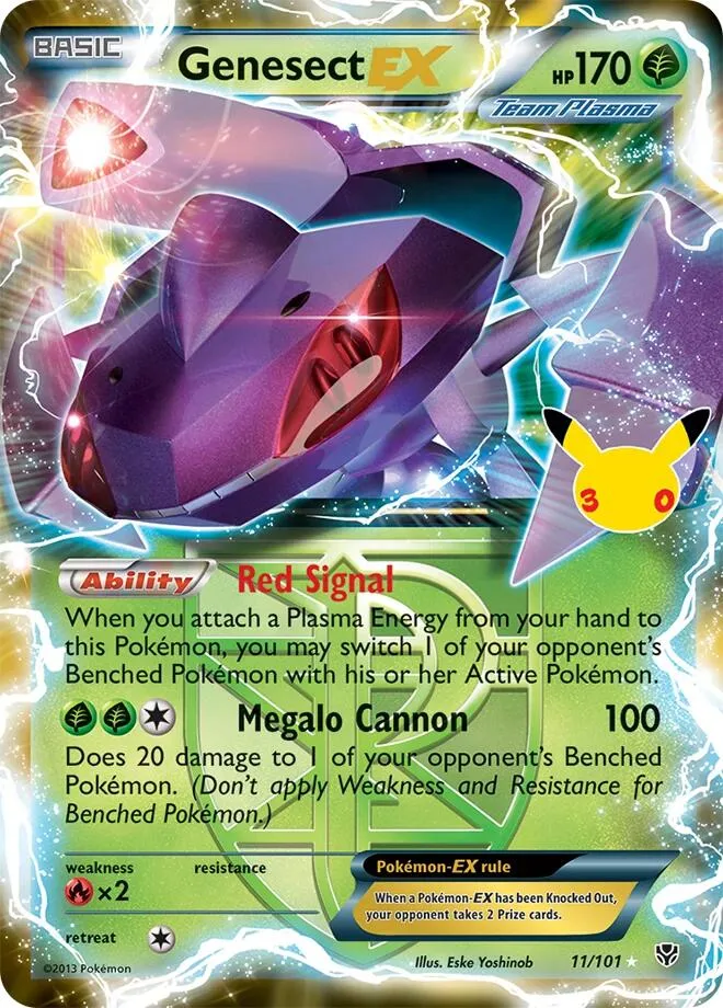 Genesect EX — ME: 30th Celebration Classic Collection — Pokémon